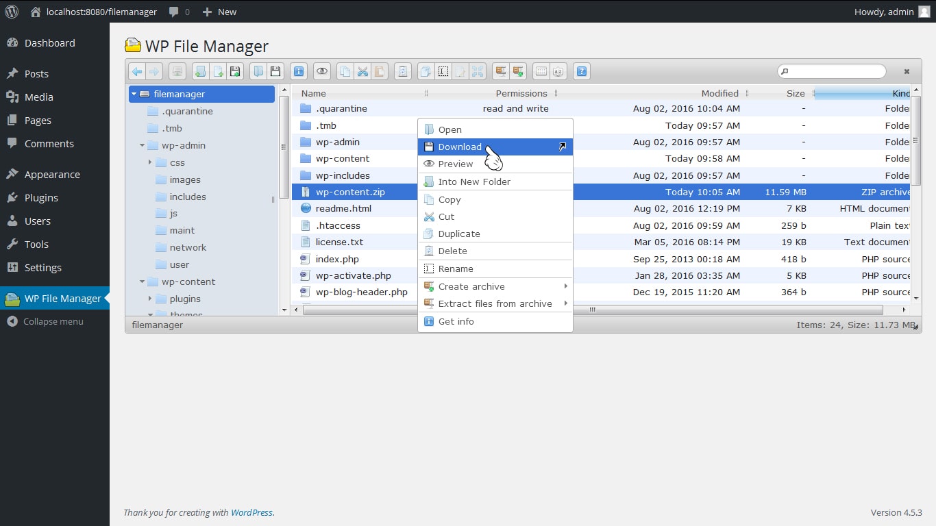 File Manager App | Website Design Agency