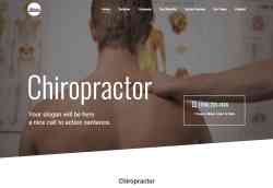 Chiropractor Website Template
