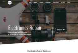 Electronics Repair Website Template