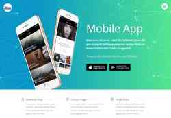 Mobile App Website Template